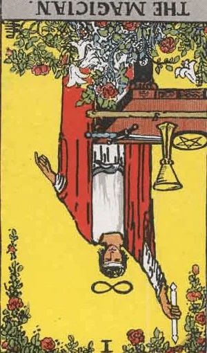 The Magician Tarot Card Meaning – Reversed